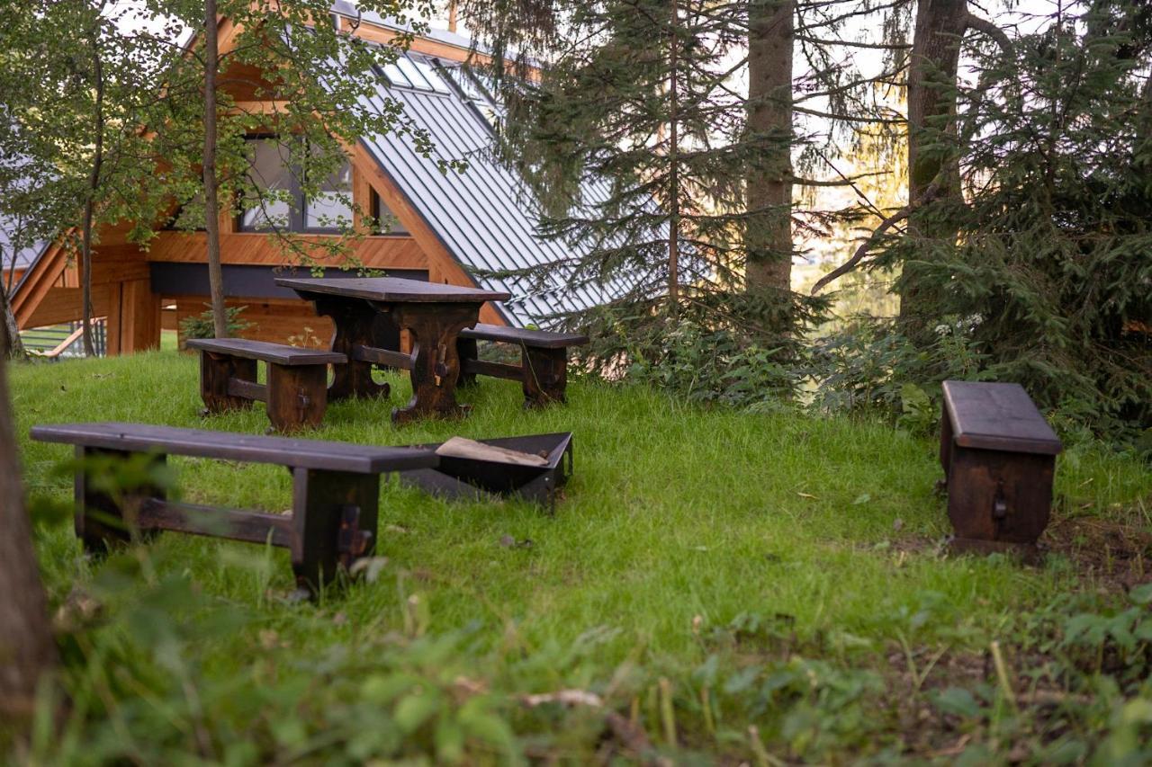 Trzy Owce - Nowoczesne Domki W Gorach Bialka Tatrzanska Exteriör bild